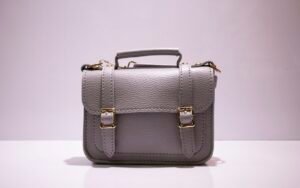 Bolso Satchel Gris